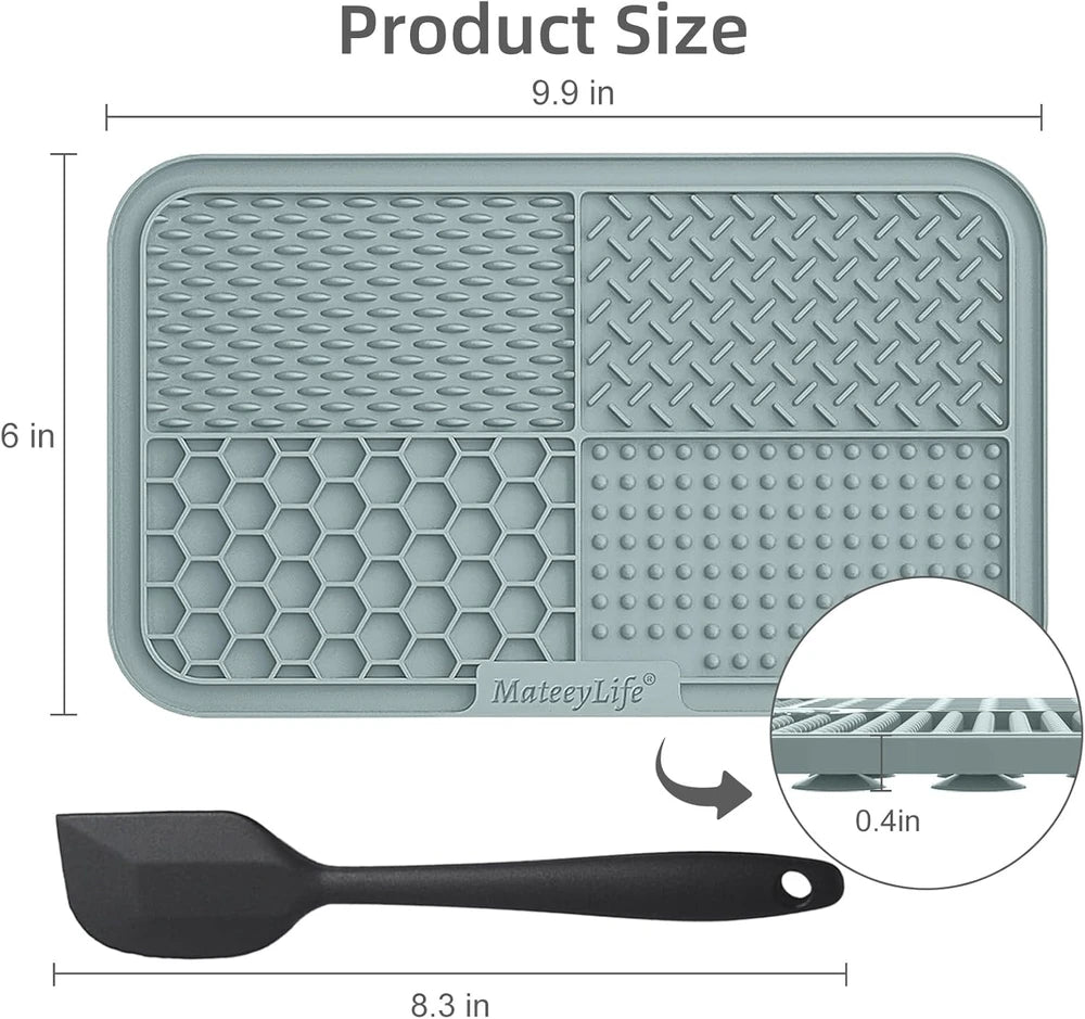 Textured Silicone Animal Lick Mat