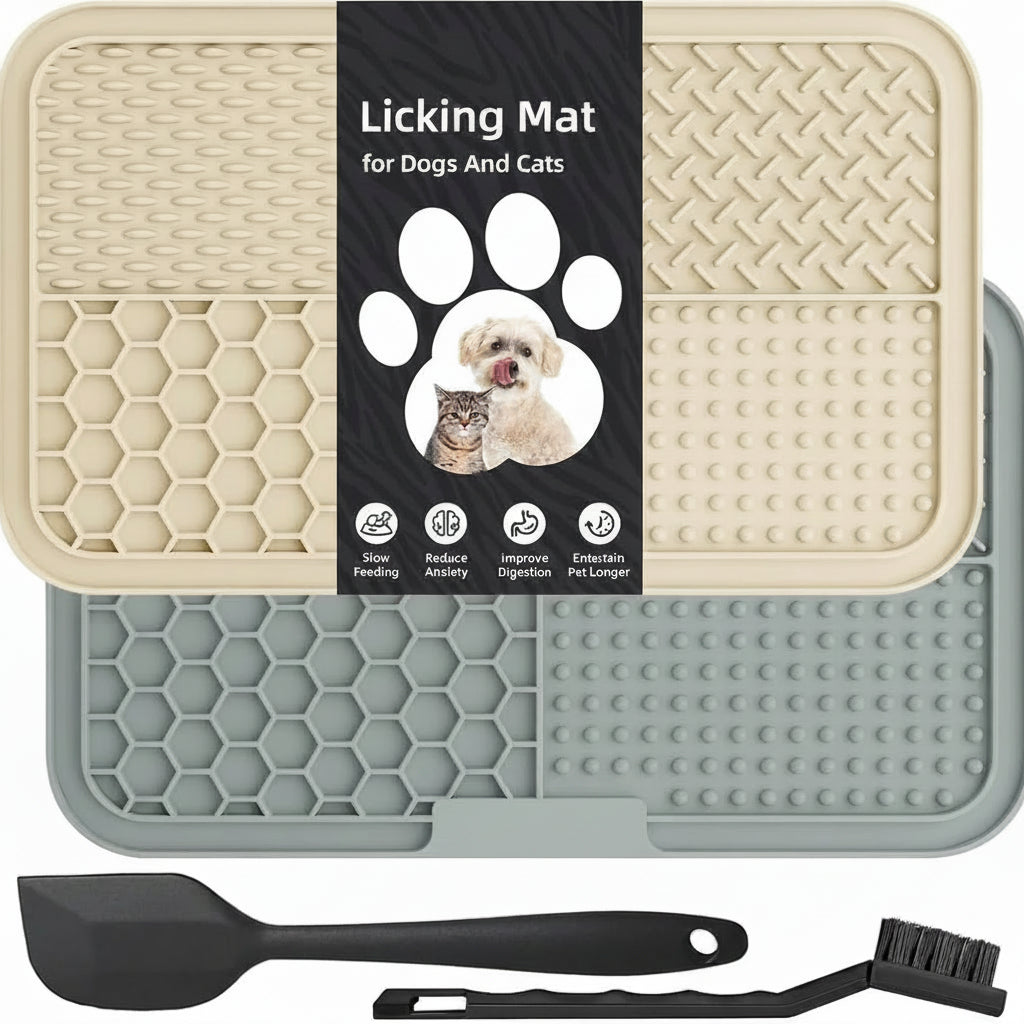 Textured Silicone Animal Lick Mat